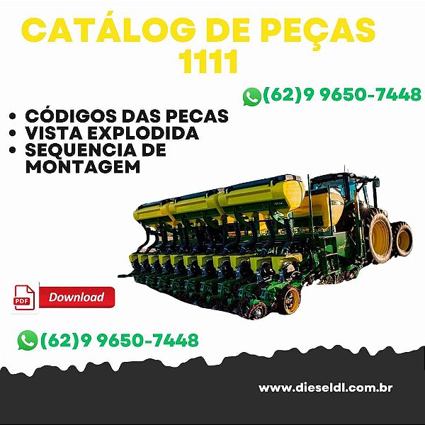 CATÁLOGO DE PEÇAS PLANTADEIRA 1107 1109 1111 1113 JOHN DEERE
