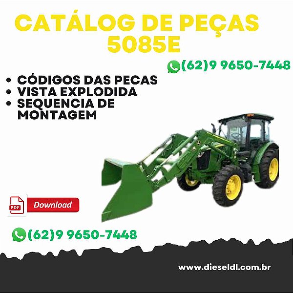 CATÁLOGO DE PEÇAS TRATOR 5085E JOHN DEERE