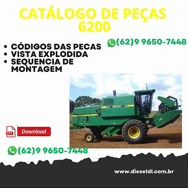 CATALOGO DE PEÇAS COLHEITADEIRAS 6200 7100 7200 JOHN DEERE