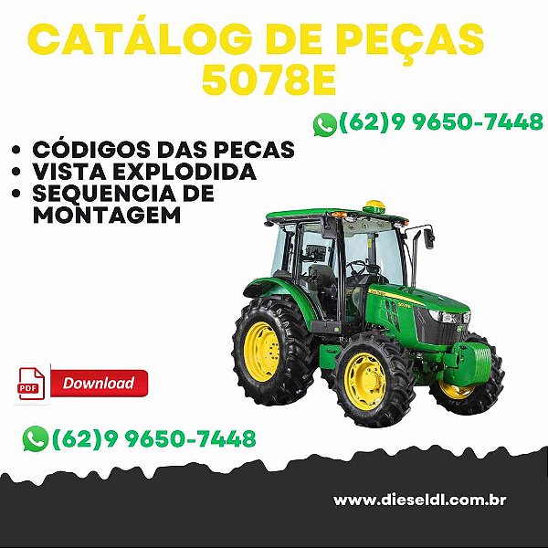 CATALOGO DE PEÇAS  TRATOR 5078E  JOHN DEERE