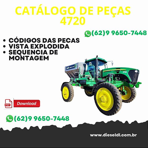CATALOGO DE PEÇAS  PULVERIZADOR 4720 JOHN DEERE