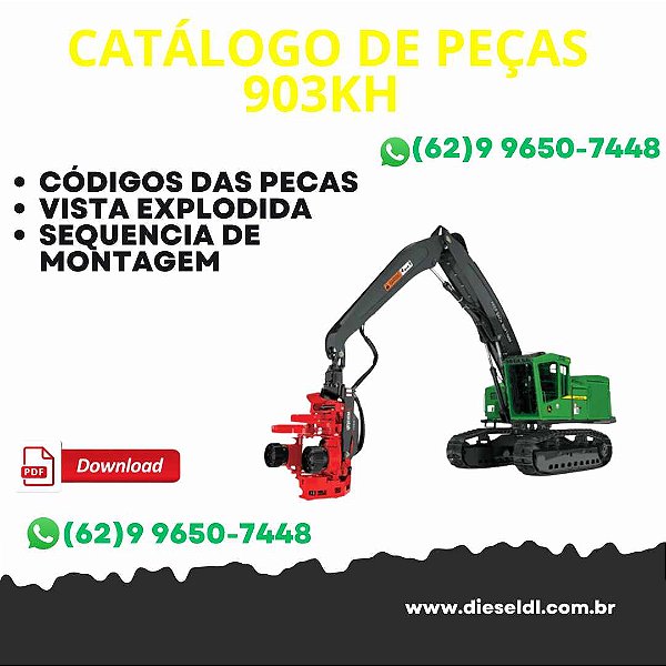 CATALOGO DE PEÇAS COLHEDORA DE ESTEIRAS 903KH  JOHN DEERE