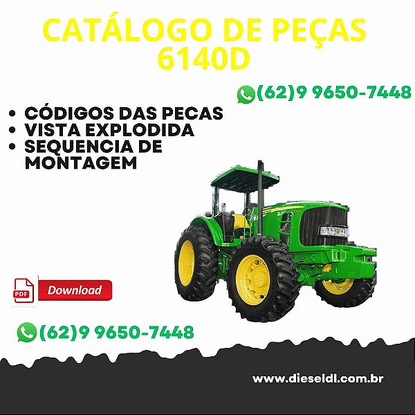 CATALOGO DE PEÇAS TRATORES 6100D 6110D 6115D 6125D 6130D