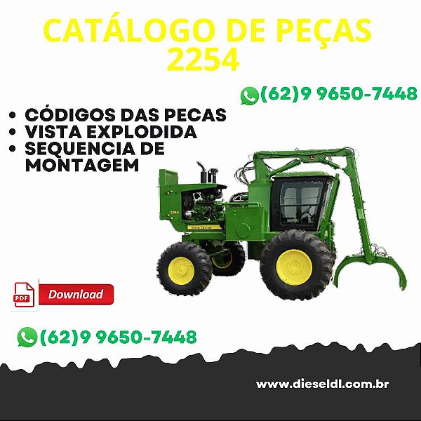 CATALOGO DE PEÇAS MOTO CANA  2254  JOHN DEERE