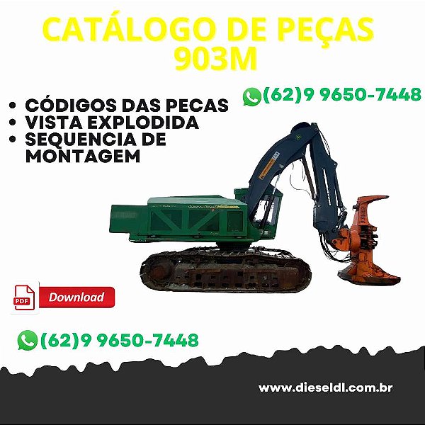 CATÁLOGO DE PEÇAS MÁQUINA FLORESTAL 903M JOHN DEERE