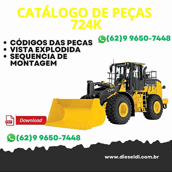 CATÁLOGO DE PEÇAS CARREGADEIRA 724K  JOHN DEERE