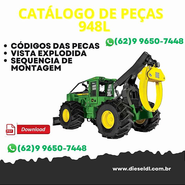 CATÁLOGO DE PEÇAS SKIDDER 948L  JOHN DEERE