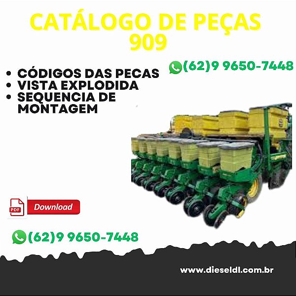 CATÁLOGO DE PEÇAS PLANTADEIRAS 907 909 911 913 914 916   JOHN DEERE