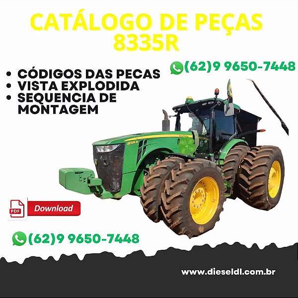 CATÁLOGO DE PEÇAS TRATOR 8335R JOHN DEERE
