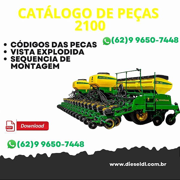 CATÁLOGO DE PEÇAS PLANTADEIRA SERIE 2100  JOHN DEERE