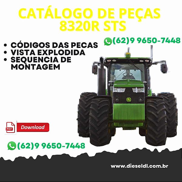 CATÁLOGO DE PEÇAS TRATOR 8320R    JOHN DEERE