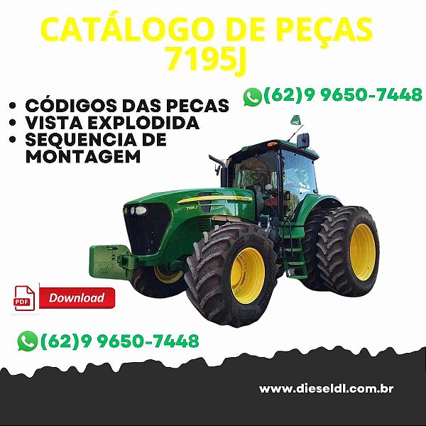 CATÁLOGO DE PEÇAS TRATOR 7195J JOHN DEERE