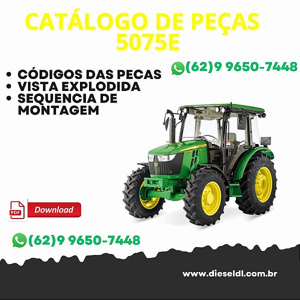 CATÁLOGO DE PEÇAS TRATOR 5075E JOHN DEERE