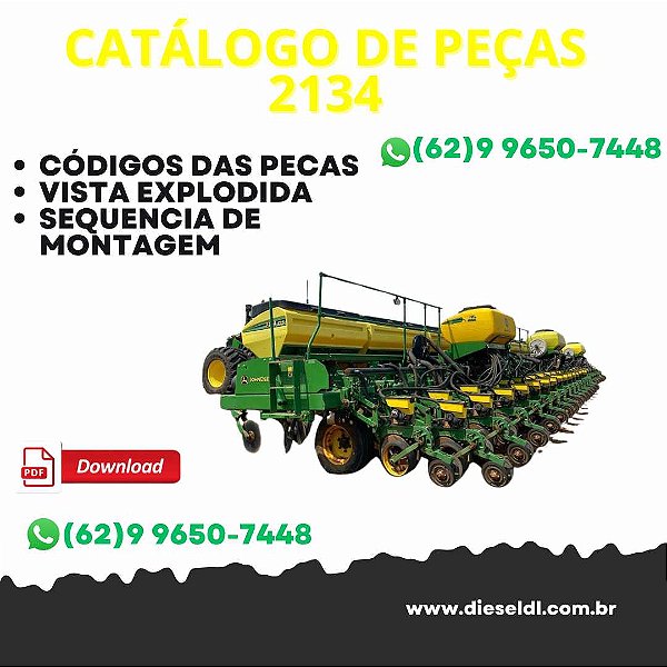 CATÁLOGO DE PEÇAS  PLANTADEIRA 2134 JOHN DEERE
