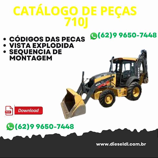 CATÁLOGO DE PEÇAS  RETROESCAVADEIRA 710J JOHN DEERE