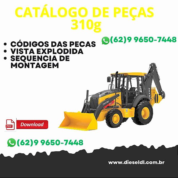 CATÁLOGO DE PEÇAS  RETROESCAVADEIRA 310G 310SG 315SG JOHN DEERE