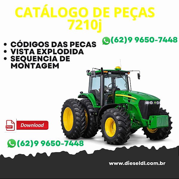 CATÁLOGO DE PEÇAS  TRATOR 7210J JOHN DEERE