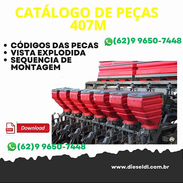 CATÁLOGO DE PEÇAS PLANTADEIRA MF405M MF407M MF409M MF411M MASSEY FERGUSON