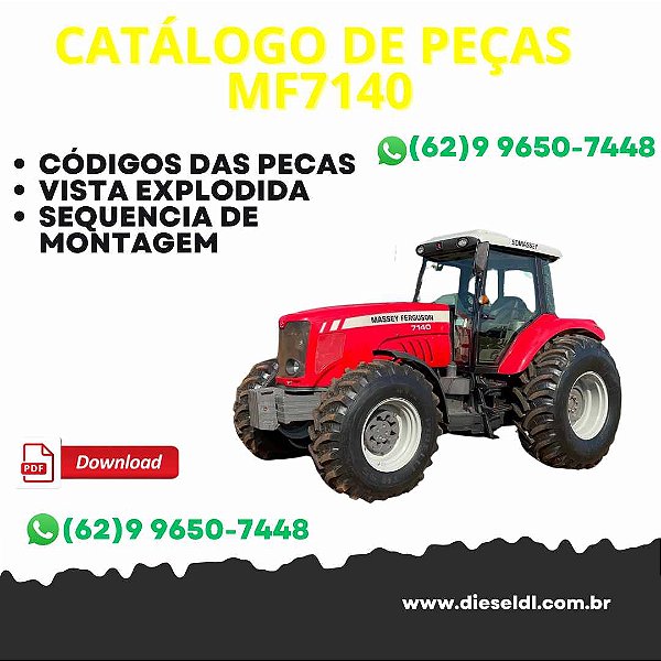 CATÁLOGO DE PEÇAS TRATOR MF7140 MASSEY FERGUSON