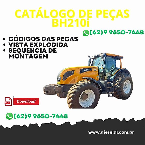 CATALOGO DE PEÇAS TRATOR BH210I VALTRA