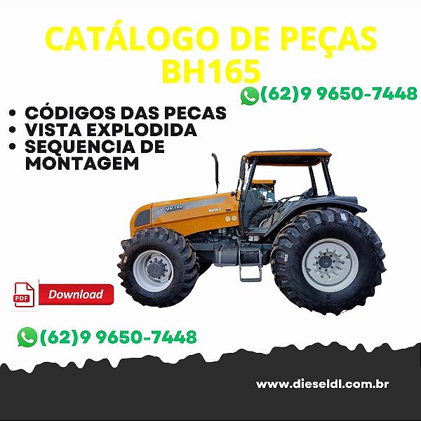 CATALOGO DE PEÇAS  TRATOR BH165 VALTRA