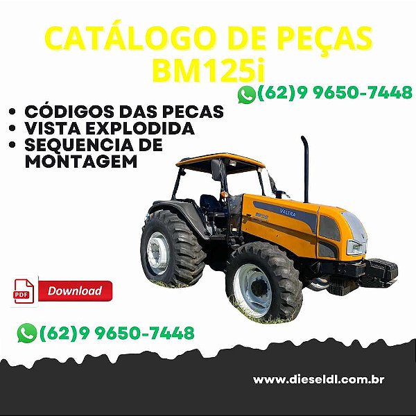 CATALOGO DE PEÇAS  TRATOR BM125I GII  VALTRA