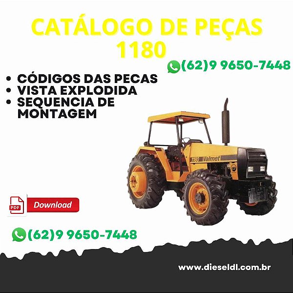 CATALOGO DE PEÇAS  TRATOR  885 895 1180 VALMET VALTRA