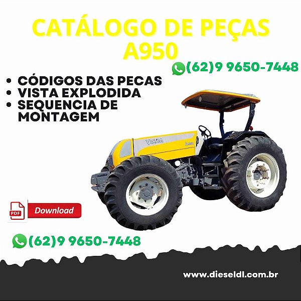 CATALOGO DE PEÇAS TRATOR A950 VALTRA