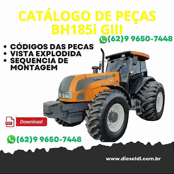 CATALOGO DE PEÇAS  TRATOR BH185I GIII VALTRA