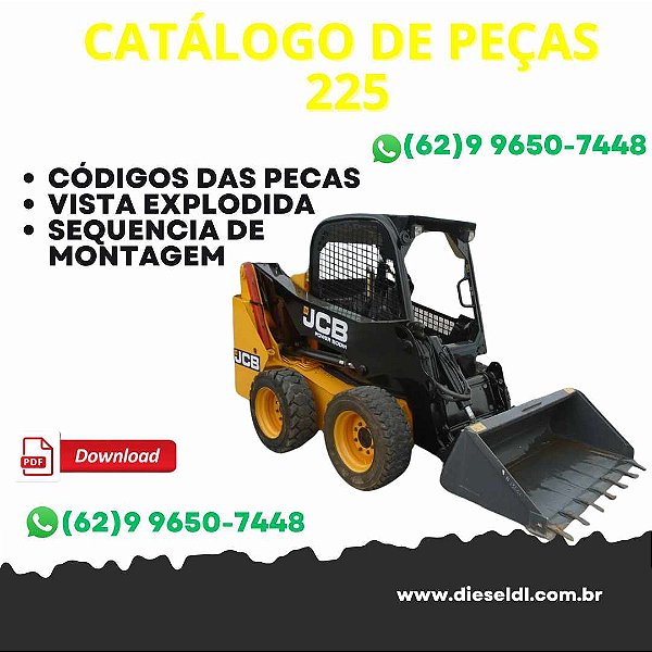 CATALOGO DE PEÇAS   MINI CARREGADEIRA 225 JCB