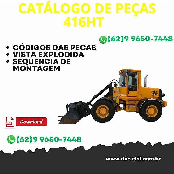 CATÁLOGO DE PEÇAS CARREGADEIRA 416 HT  JCB