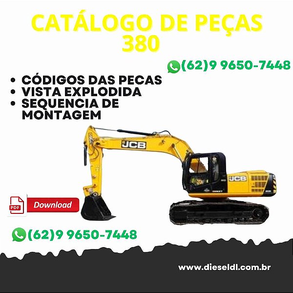 CATÁLOGO DE PEÇAS ESCAVADEIRA 380 JCB