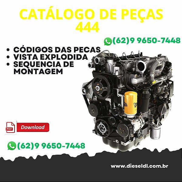 CATÁLOGO DE PEÇAS MOTOR 444 JCB