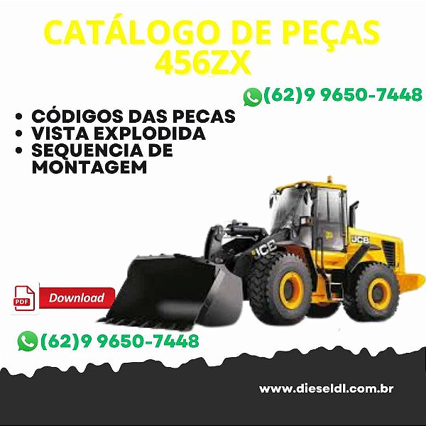CATÁLOGO DE PEÇAS CARREGADEIRA 456ZX  JCB