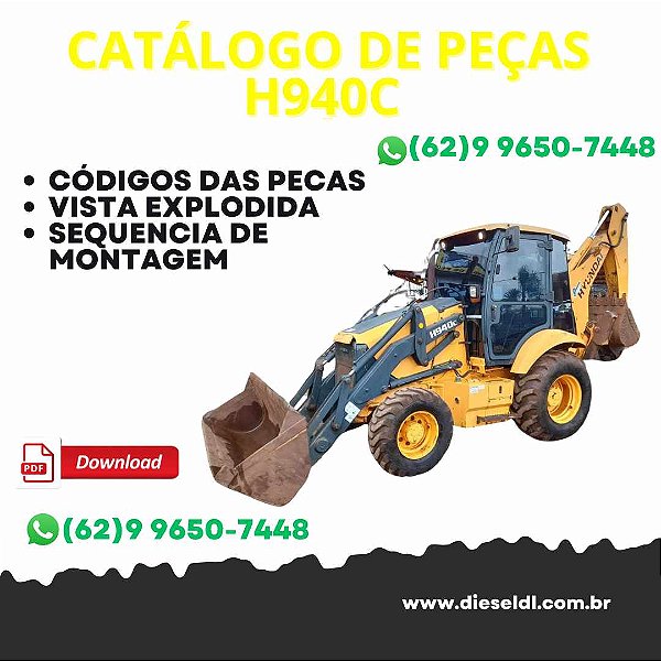 CATÁLOGO DE PEÇAS  RETROESCAVADEIRA H940C  HYUNDAI