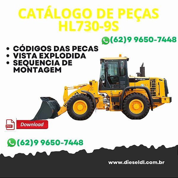 CATÁLOGO DE PEÇAS  CARREGADEIRA HL730-9S HL730XTD-9S  HYUNDAI