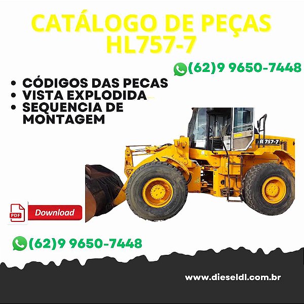 CATÁLOGO DE PEÇAS  CARREGADEIRA HL757-7 HYUNDAI