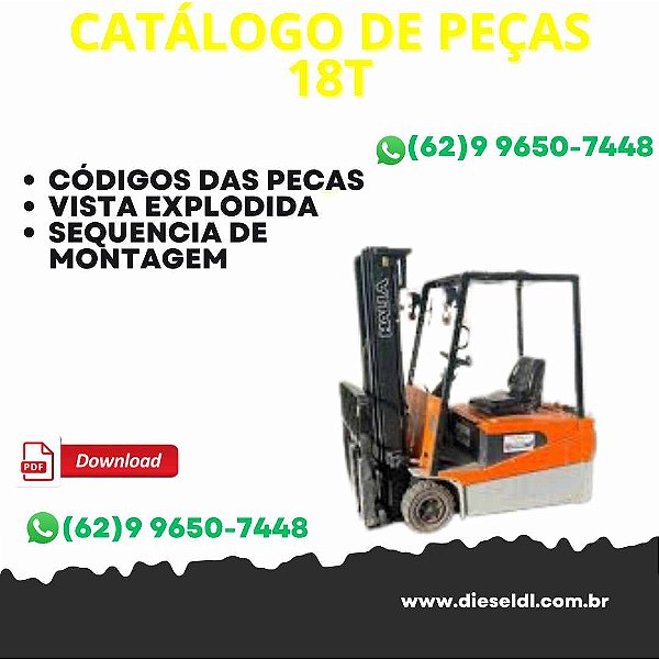 CATÁLOGO DE PEÇAS  EMPILHADEIRAS 15T 18T HYUNDAI