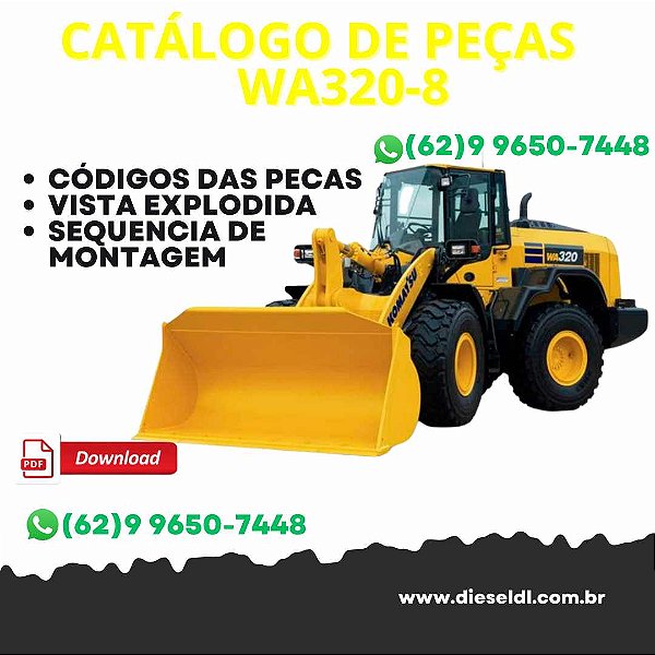 CATÁLOGO DE PEÇA  CARREGADEIRA WA320-8  KOMATSU