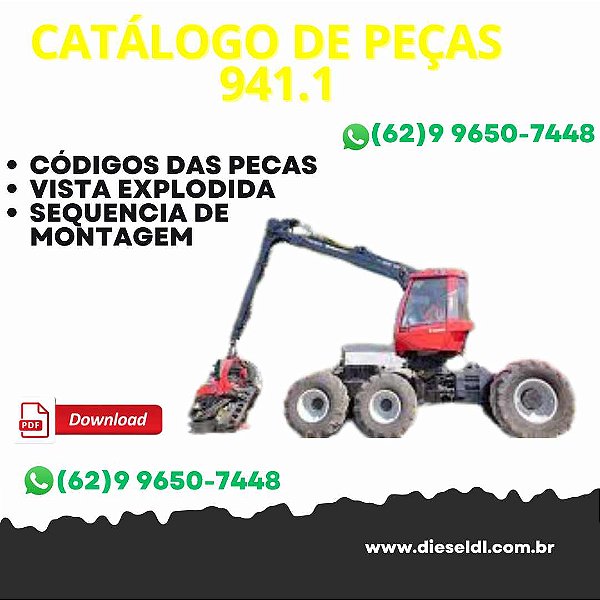 CATÁLOGO DE PEÇA  HARVESTER 941.1 KOMATSU