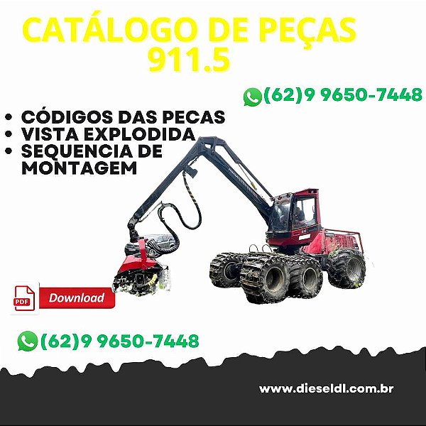 CATÁLOGO DE PEÇA  HARVESTER 911.5 KOMATSU