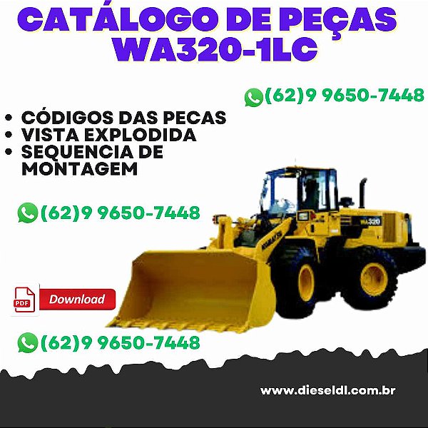 CATÁLOGO DE PEÇAS CARREGADEIRA WA320-1LC KOMATSU