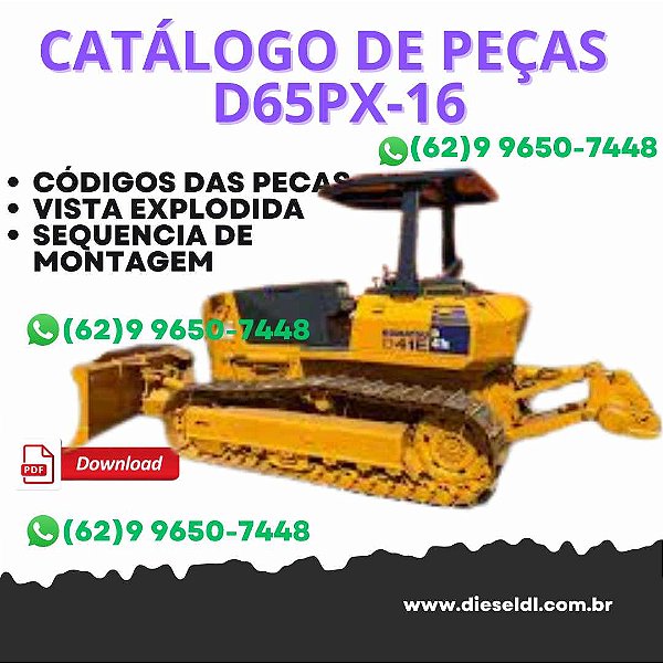 CATÁLOGO DE PEÇAS TRATOR DE ESTEIRA D41A-6 KOMATSU