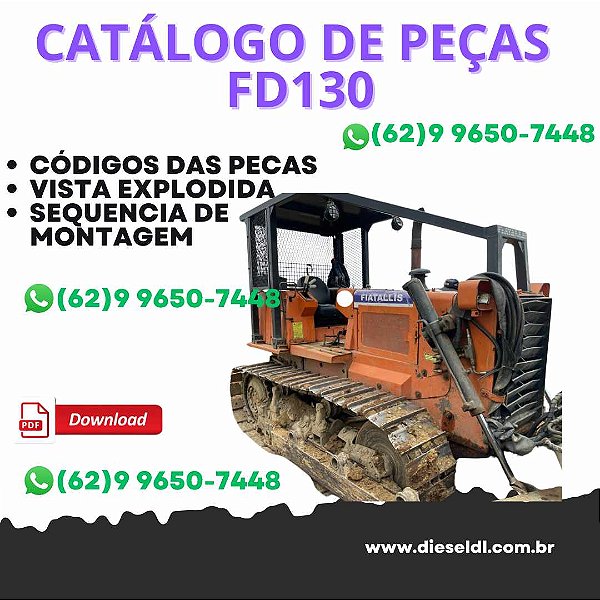 CATÁLOGO DE PEÇAS  TRATOR ESTEIRAS FD130 LFIATALLIS