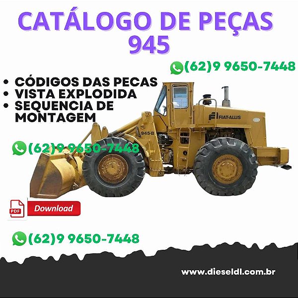 CATÁLOGO DE PEÇAS  945 CARREGADEIRA FIATALLIS