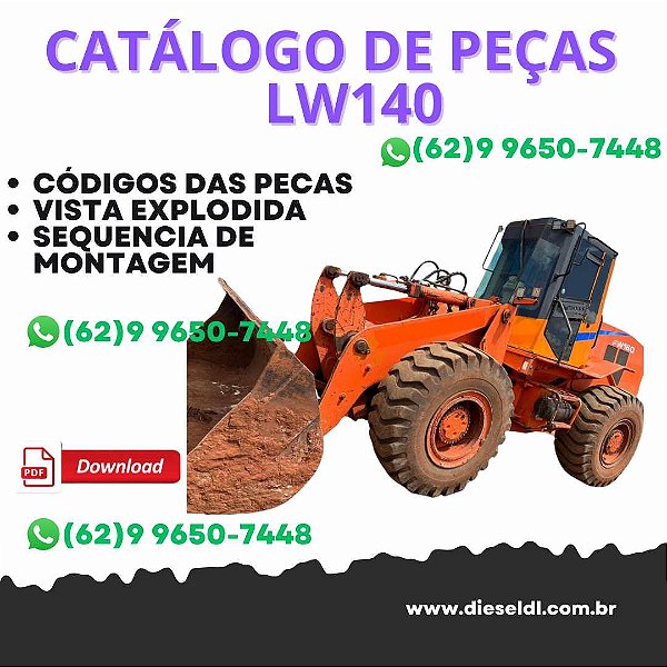CATÁLOGO DE PEÇAS CARREGADEIRA LW140 FIATALLIS