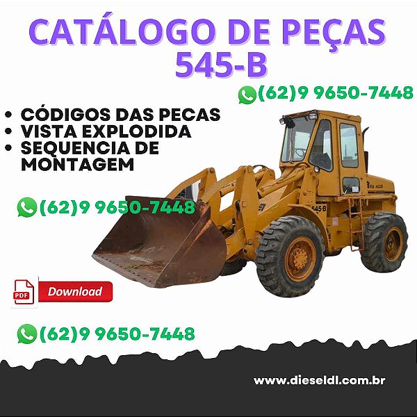 CATÁLOGO DE PEÇAS CARREGADEIRA 545-B FIATALLIS