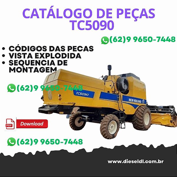 CATALOGO DE PEÇAS COLHEITADEIRA TC5090 NEW HOLLAND