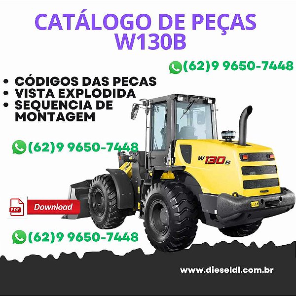 CATALOGO DE PEÇAS  CARREGADEIRA  W130B NEW HOLLAND