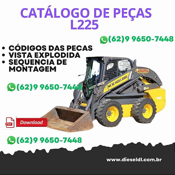 CATALOGO DE PEÇAS  MINI CARREGADEIRA L225 NEW HOLLAND